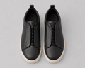 Asymmetric Leather Sneakers