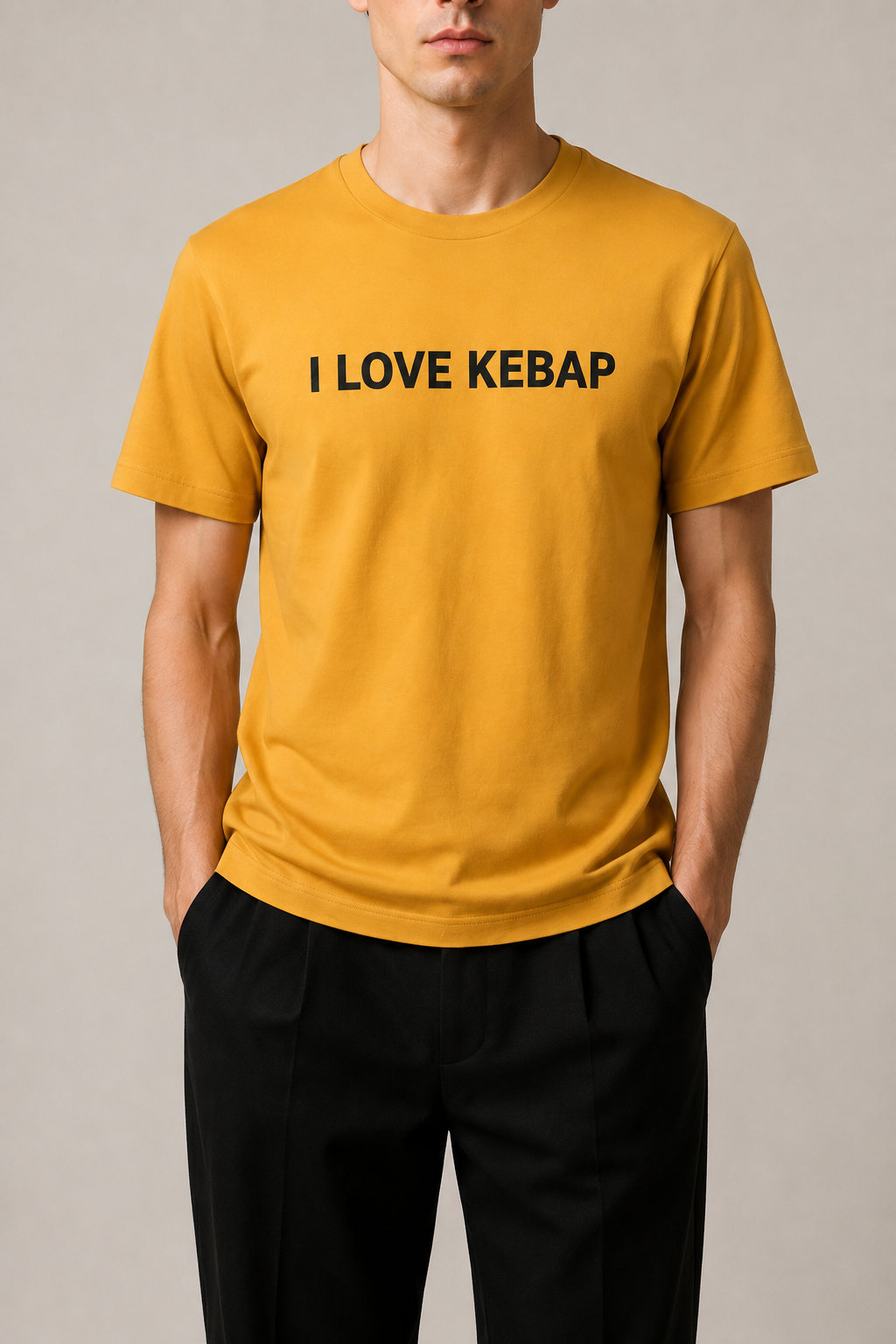 Slogan Print Cotton Jersey T-Shirt